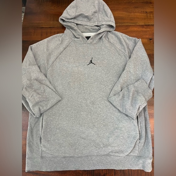 Jordan Other - Jordan Jumpman Dri-Fit Hoodie Gray Size L Pullover Sweatshirt Pockets